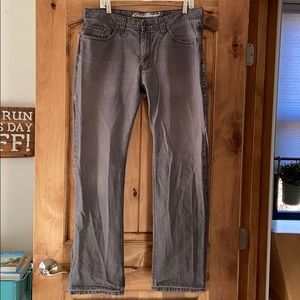 Gray medium weight pants